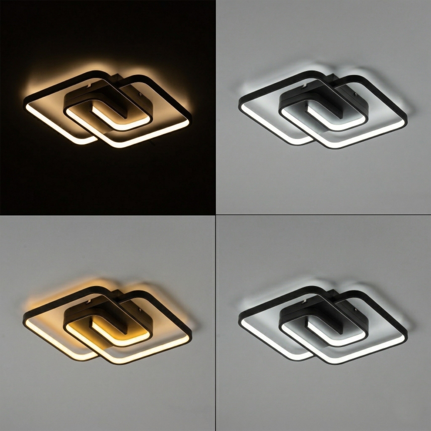 Brilagi - LED ściemnialna oprawa sufitowa VELO LED/64W/230V 3000-6500K 48x48 cm + zdalne sterowanie