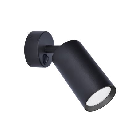 Brilagi - LED RGBW ściemnialny kinkiet punktowy z wyłącznikiem SELE 1xGU10/4,8W/230V 3000K czarny + pilot zdalnego sterowania