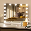 BRILAGI - ściemnialne LED lustro do makijażu HOLLYWOOD LED/15W/230V CCT + USB białe