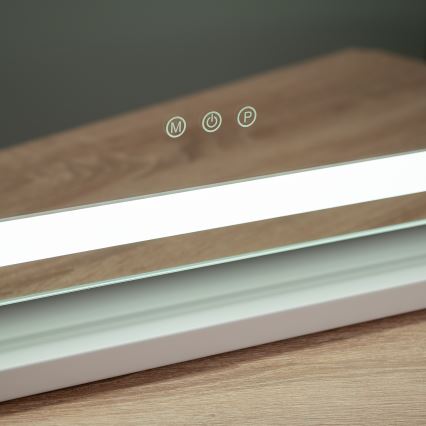 BRILAGI - Ściemnialne lustro do makijażu LED CALIFORNIA LED/25W/230V 3000/4000/6500K 55x44 cm białe