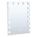 Brilagi - ściemnialne lustro do makijażu HOLLYWOOD LED/15W/230V 3000/4000/6500K 55x70 cm białe