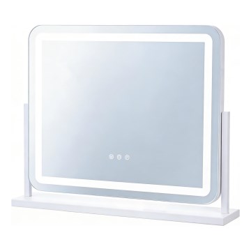 Brilagi - Ściemnialne lustro do makijażu LED CALIFORNIA LED/25W/230V 3000/4000/6500K 55x44 cm białe