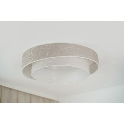 Brilagi - LED Plafon ściemnialny DOVER SHINE LED/24W/230V 3000/4000/6500K szary/kremowy + pilot zdalnego sterowania