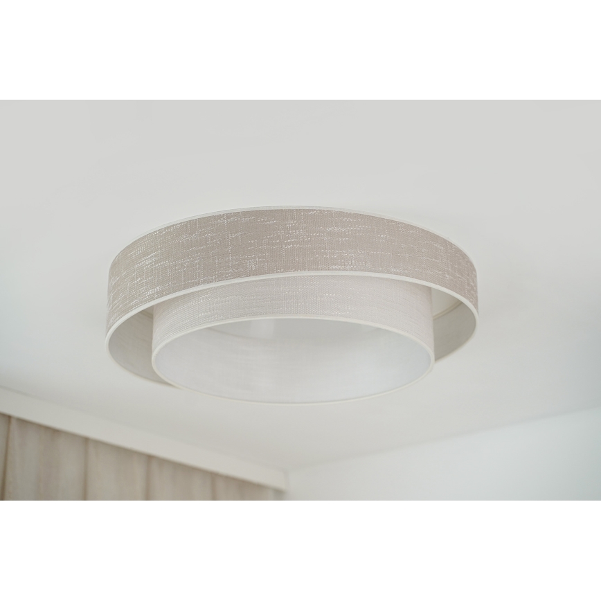 Brilagi - LED Plafon ściemnialny DOVER SHINE LED/24W/230V 3000/4000/6500K szary/kremowy + pilot zdalnego sterowania