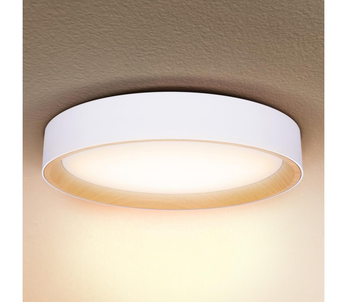Brilagi -Ściemnialne oświetlenie LED LARIOS LED/48W/230V 3000-6500K ø 39 cm biały+pilot