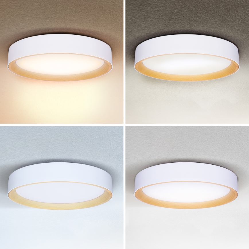Brilagi - LED Plafon ściemnialny LARIOS LED/60W/230V 3000-6500K ø 49 cm biały + pilot zdalnego sterowania