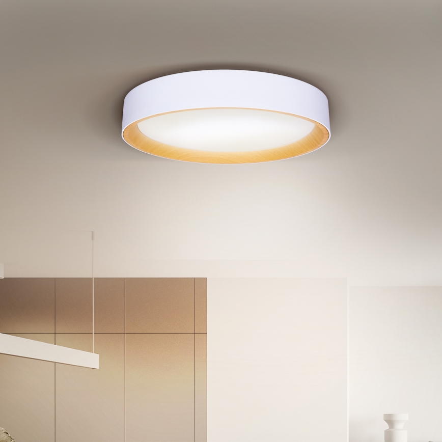 Brilagi - LED Plafon ściemnialny LARIOS LED/60W/230V 3000-6500K ø 49 cm biały + pilot zdalnego sterowania