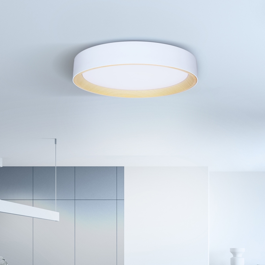 Brilagi - LED Plafon ściemnialny LARIOS LED/60W/230V 3000-6500K ø 49 cm biały + pilot zdalnego sterowania
