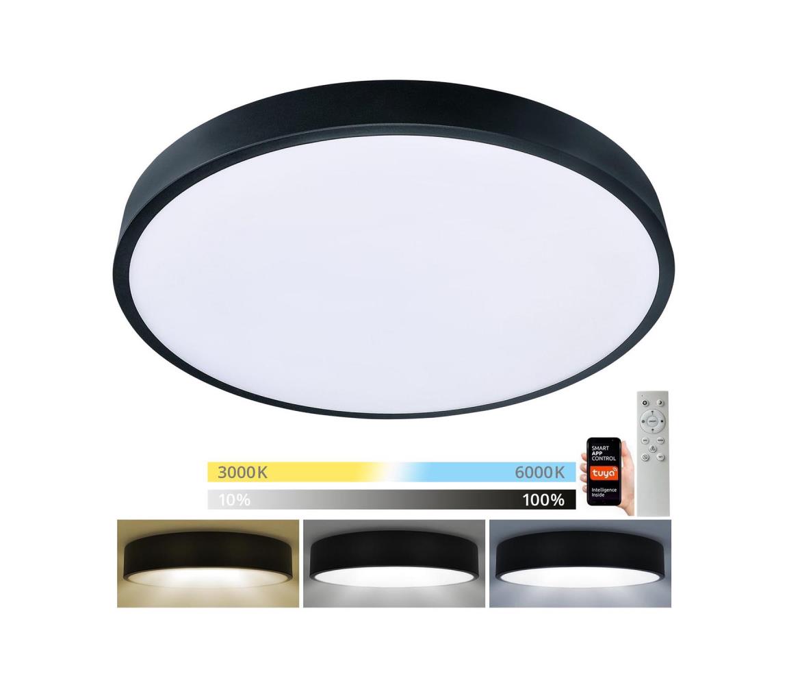 Brilagi-Ściemnialne oświetlenie LED POOL SMART LED/60W/230V 50 cm Wi-Fi Tuya+pilot czarne