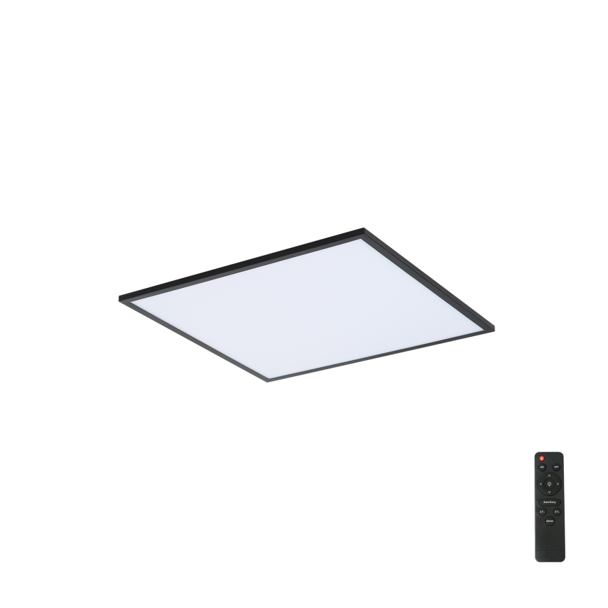 Brilagi - LED Plafon ściemnialny SLIMFRAME LED/36W/230V 45x45 cm 3000-6000K czarny + zdalne sterowanie