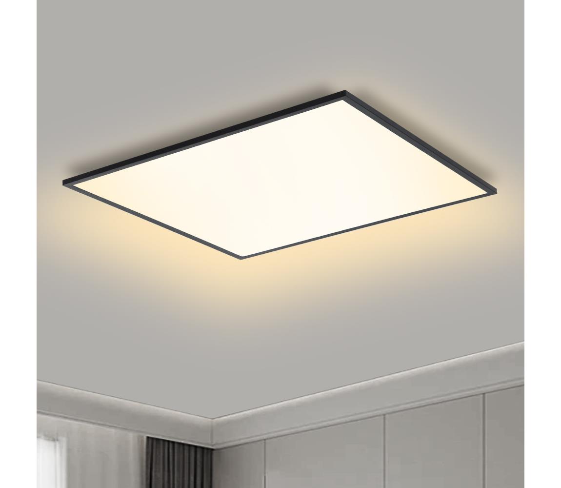 Brilagi - Ściemnialne oświetlenie LED SLIMFRAME LED/58W/230V 60x60 cm czarny + pilot
