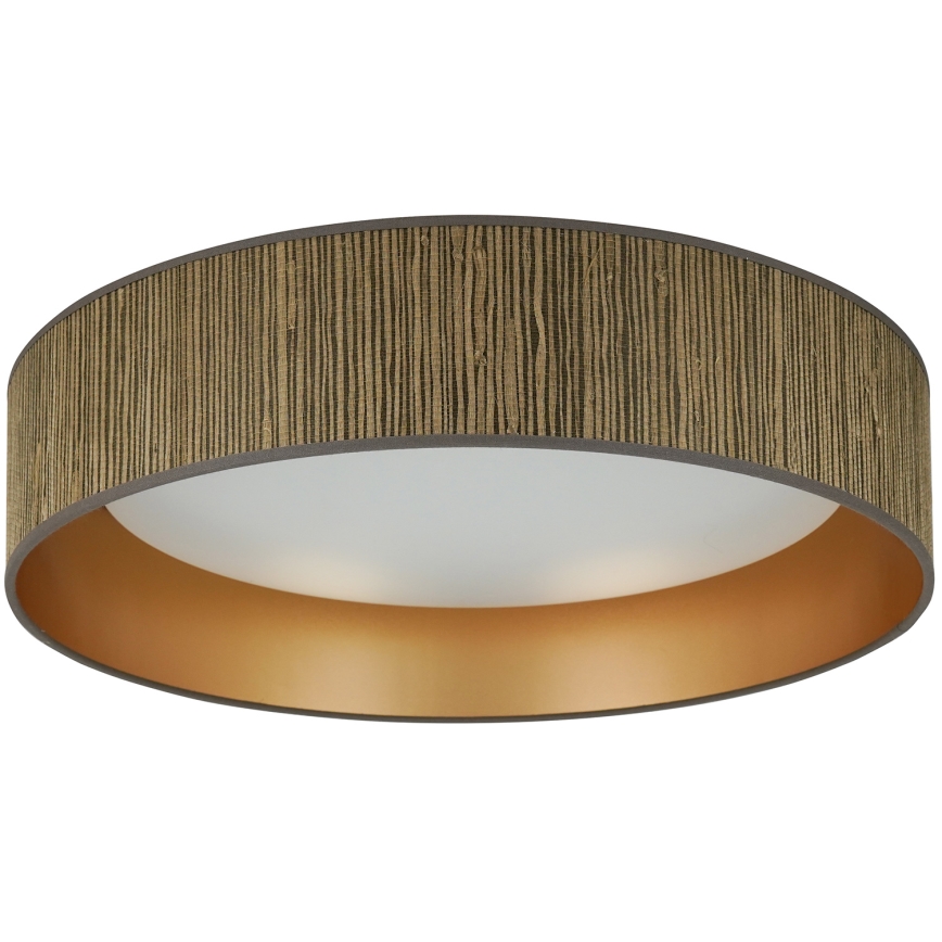 Brilagi - LED Plafon ściemnialny VEGAS SHINE LED/24W/230V 3000/4000/6500K słoma brązowy/złoty + zdalne sterowanie