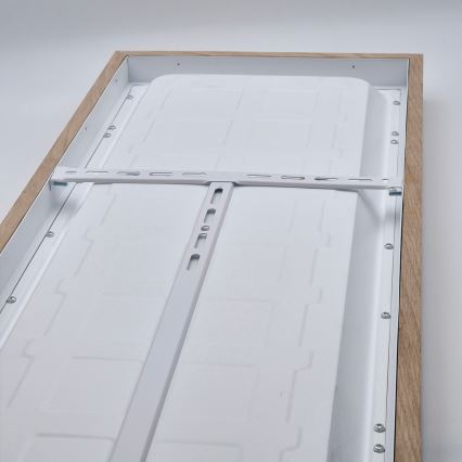 Brilagi - LED Ściemnialny plafon łazienkowy WOODY FRAME LED/50W/230V dąb 120x30 cm 3000-6000K IP44 + zdalne sterowanie