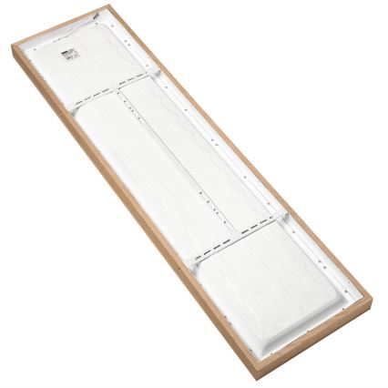 Brilagi - LED Ściemnialny plafon łazienkowy WOODY FRAME LED/50W/230V dąb 120x30 cm 3000-6000K IP44 + zdalne sterowanie