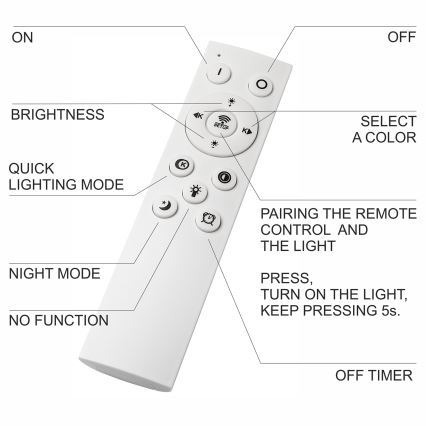 Brilagi - LED Ściemnialny plafon łazienkowy WOODY FRAME LED/50W/230V dąb 120x30 cm 3000-6000K IP44 + zdalne sterowanie
