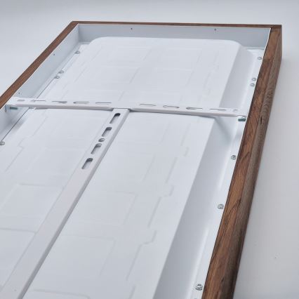 Brilagi - LED Ściemnialny plafon łazienkowy WOODY FRAME LED/50W/230V dąb wiśnia 120x30 cm 3000-6000K IP44 + zdalne sterowanie