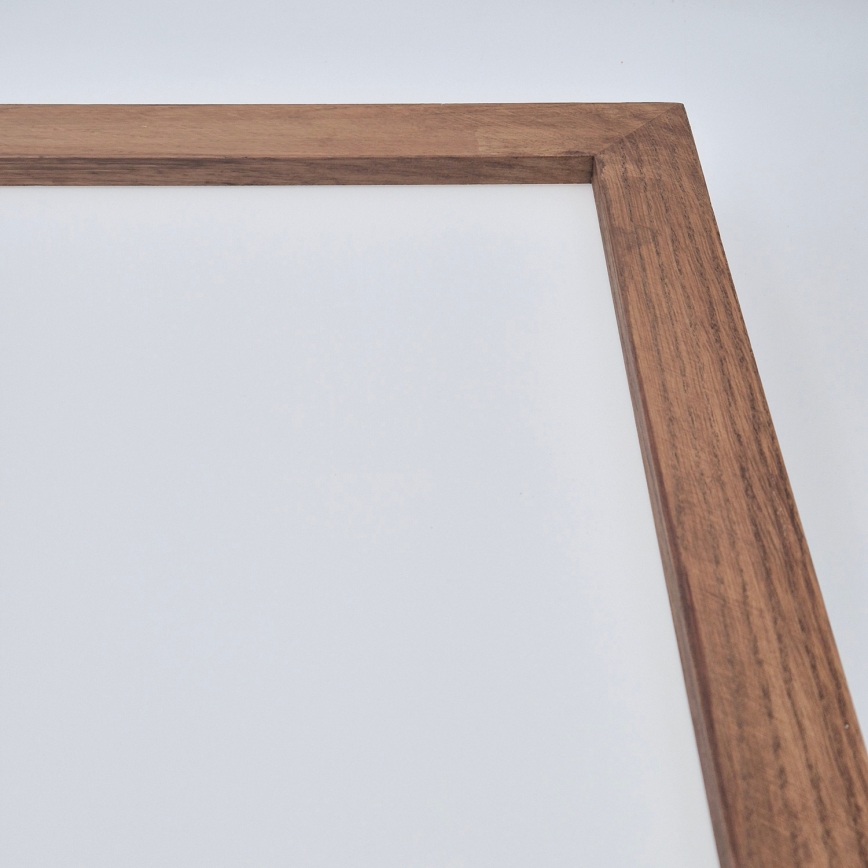 Brilagi - LED Ściemnialny plafon łazienkowy WOODY FRAME LED/50W/230V dąb wiśnia 60x60 cm 3000-6000K IP44 + zdalne sterowanie