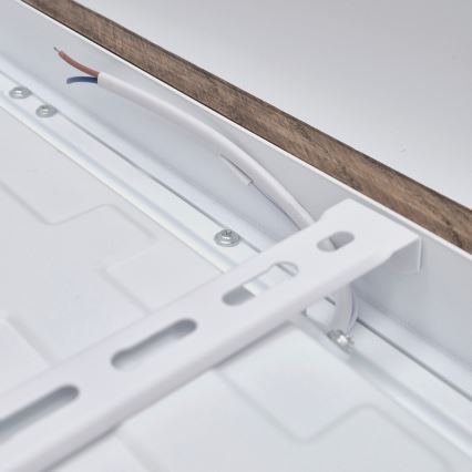 Brilagi - LED Ściemnialny plafon łazienkowy WOODY FRAME LED/50W/230V dąb 60x60 cm 3000-6000K IP44 + zdalne sterowanie