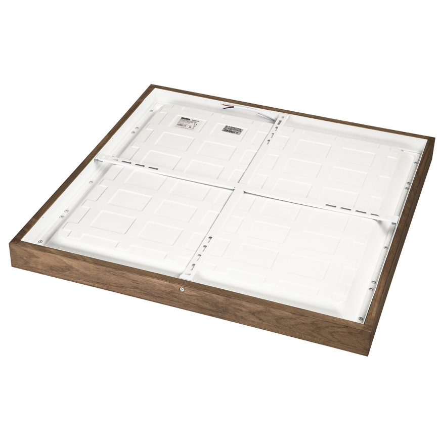 Brilagi - LED Ściemnialny plafon łazienkowy WOODY FRAME LED/50W/230V dąb 60x60 cm 3000-6000K IP44 + zdalne sterowanie