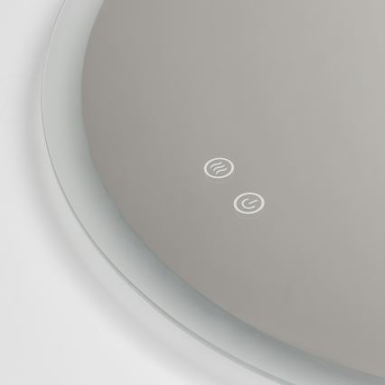 Brilagi - LED podgrzewane lustro łazienkowe CLARA PRO LED/19W/230V Ø 60 cm IP44 CRI 90 ściemnialne + CCT