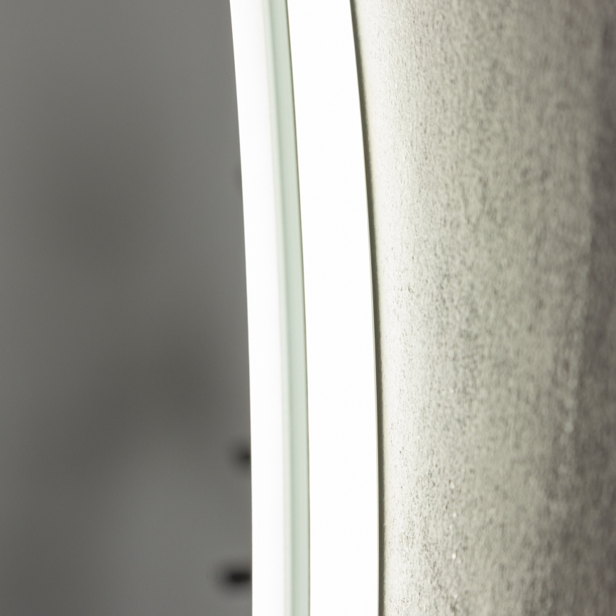 Brilagi - LED podgrzewane lustro łazienkowe CLARA PRO LED/19W/230V Ø 60 cm IP44 CRI 90 ściemnialne + CCT