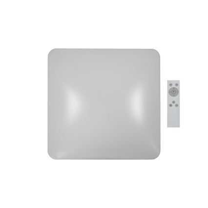 Brilagi - LED Plafon ściemnialny VELVET SQUARE LED/24W/230V 3000/4000/6500K + Pilot zdalnego sterowania brązowe