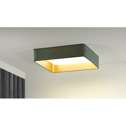 Brilagi - LED Plafon ściemnialny VELVET SQUARE LED/24W/230V 3000/4000/6500K + Pilot zdalnego sterowania miętowy