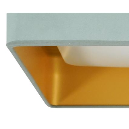 Brilagi - LED Plafon ściemnialny VELVET SQUARE LED/24W/230V 3000/4000/6500K + Pilot zdalnego sterowania miętowy