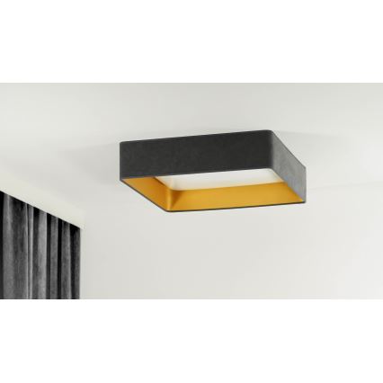 Brilagi - LED Plafon ściemnialny VELVET SQUARE LED/24W/230V 3000/4000/6500K + Pilot zdalnego sterowania szare