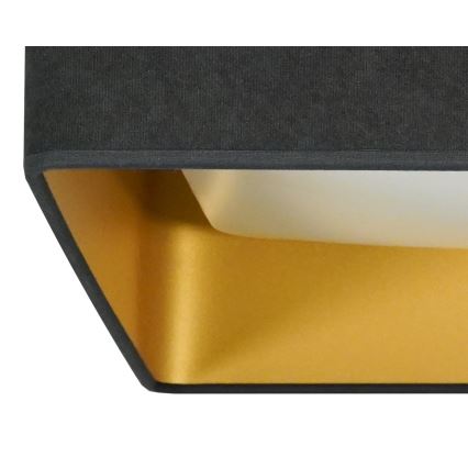 Brilagi - LED Plafon ściemnialny VELVET SQUARE LED/24W/230V 3000/4000/6500K + Pilot zdalnego sterowania szare