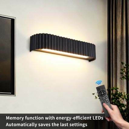 BRILAGI - ściemnialny kinkiet LED FALCON MODERN LED/14W/230V 3000-6000K 40 cm czarny + pilot zdalnego sterowania