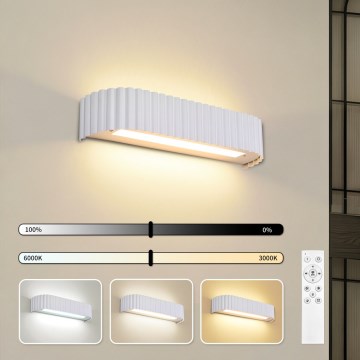 Brilagi - Ściemnialny kinkiet LED FALCON MODERN LED/14W/230V 3000-6000K 40 cm biały + pilot zdalnego sterowania