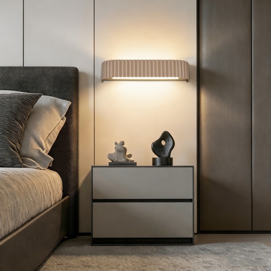 BRILAGI - LED ściemnialna oprawa ścienna FALCON MODERN LED/14W/230V 3000-6000K 40 cm beżowa + pilot zdalnego sterowania