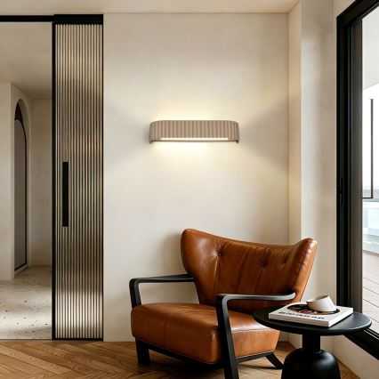 BRILAGI - LED ściemnialna oprawa ścienna FALCON MODERN LED/14W/230V 3000-6000K 40 cm beżowa + pilot zdalnego sterowania