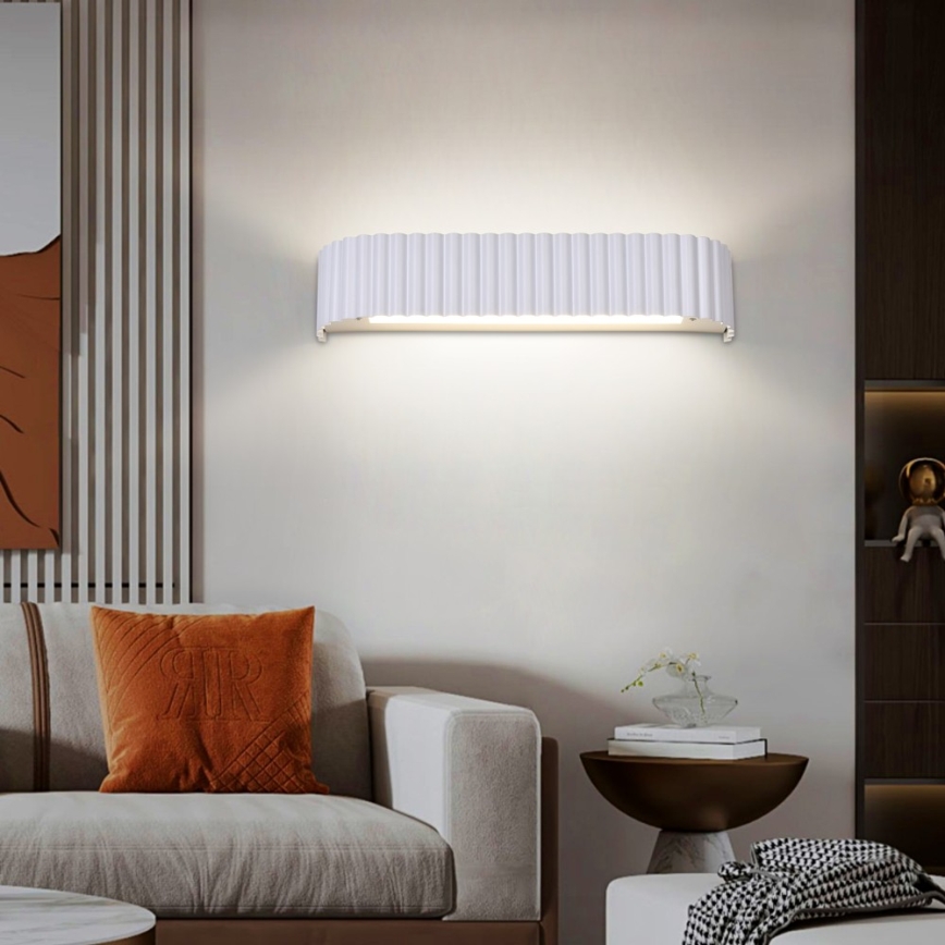 Brilagi - Ściemnialny kinkiet LED FALCON MODERN LED/14W/230V 3000-6000K 40 cm biały + pilot zdalnego sterowania