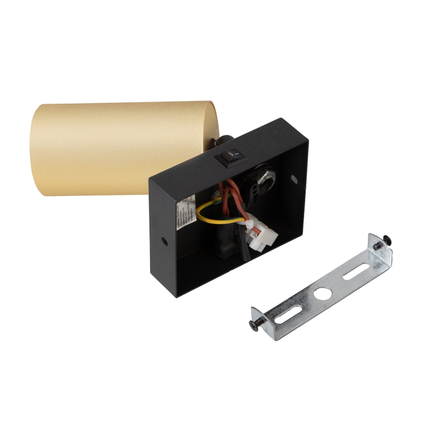 Brilagi - LED RGBW ściemnialny kinkiet punktowy ścienny SELE 1xGU10/4,8W/230V 3000K czarny/złoty + pilot zdalnego sterowania