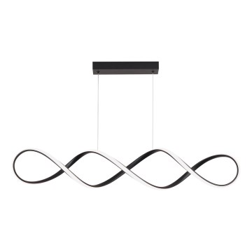 Brilagi - ściemnialny LED żyrandol na lince DNA LED/41W/230V 4100K czarny + zdalne sterowanie