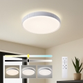 Brilagi - ściemnialny plafon LED CORVO/72W/230V 3000-6000K biały śr. 50 cm + zdalne sterowanie