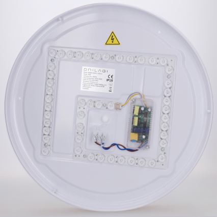 Brilagi - ściemnialna oprawa sufitowa LED FLOCO LED/48W/230V śr. 40 cm dekor drewna/biały + pilot zdalnego sterowania