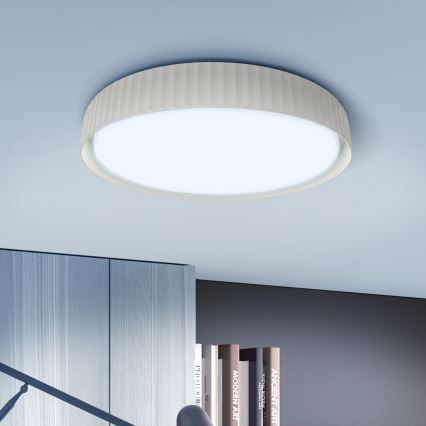 Brilagi - Ściemnialna lampa sufitowa LED LUCIA LED/60W/230V 3000-6500K śr. 59 cm biała + zdalne sterowanie