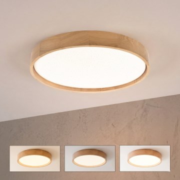 Brilagi - ściemnialny plafon LED MANAROLA SMART STARS LED/36W/230V 3000-6000K Wi-Fi Tuya Beacon śr. 51 cm + pilot zdalnego sterowania