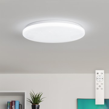Brilagi - ściemnialny plafon LED SMART STARS LED/36W/230V śr. 48 cm 3000–6000K Wi‑Fi Tuya Beacon + pilot zdalnego sterowania