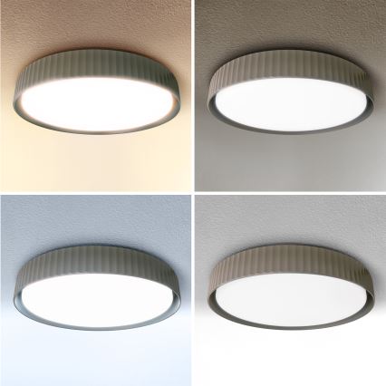 Brilagi - Ściemnialna lampa sufitowa LED LUCIA LED/60W/230V 3000-6500K śr. 59 cm taupe + pilot zdalnego sterowania