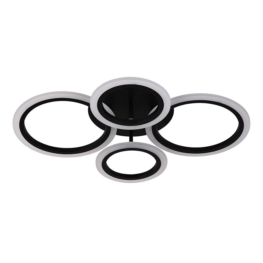 Brilagi - LED ściemnialny przysufitowy żyrandol ORBITS LED/50W/230V 3000-6500K czarny + zdalne sterowanie