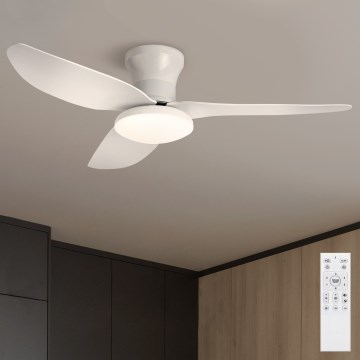 Brilagi - ściemnialny wentylator sufitowy LED/30W/230V 3000-6500K biały + zdalne sterowanie