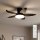 Brilagi - ściemnialny wentylator sufitowy LED/32W/230V 3000-6500K śr. 95 cm czarny + pilot zdalnego sterowania