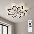 Brilagi - ściemnialny wentylator sufitowy LED/44W/230V 3000-6500K śr. 90 cm czarny + pilot zdalnego sterowania