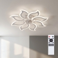 Brilagi - ściemnialny wentylator sufitowy LED 44W 230V 3000–6500K Ø 90 cm biały + pilot zdalnego sterowania