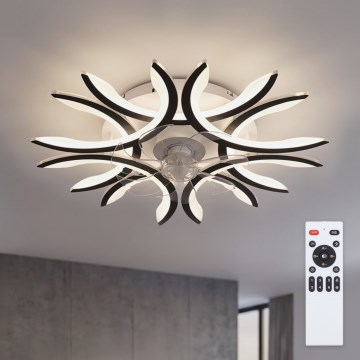 Brilagi - ściemnialny wentylator sufitowy LED/70W/230V śr. 76 cm czarny + pilot zdalnego sterowania