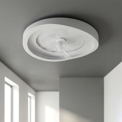 Brilagi - Ściemnialny wentylator sufitowy LED/80W/230V śr. 50 cm biały + pilot zdalnego sterowania